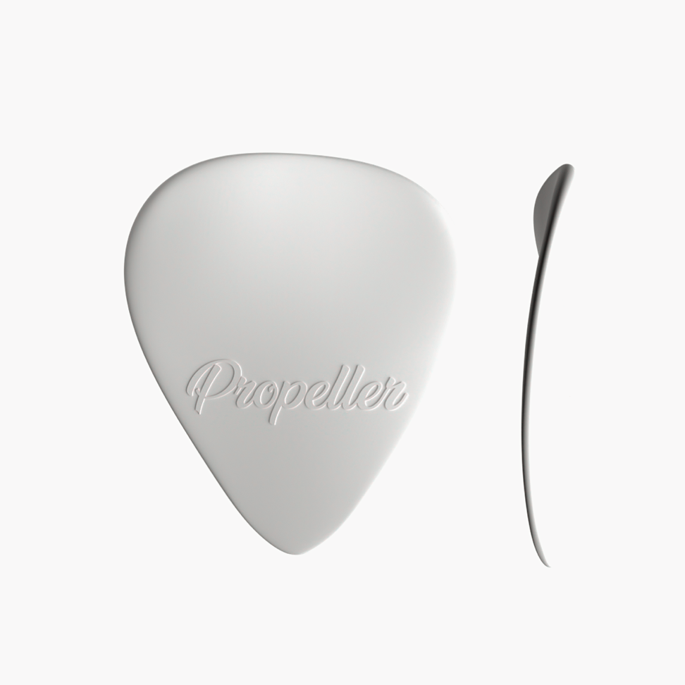 Plettro per basso - ideale per un suono preciso e confortevole. Accessorio per musicisti professionisti e amatori. Plettro in nylon resistente e flessibile adatto a diversi stili musicali