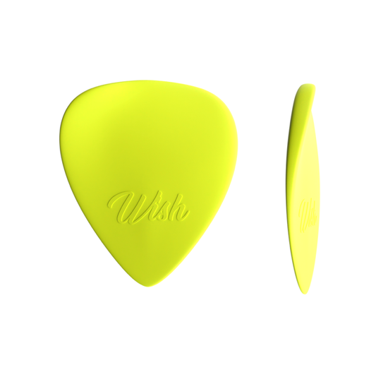 Plettro Per Chitarra Golden Line In Pietra Turchese – Fatto A Mano – 3.0mm – Forma 351 - Foto 1